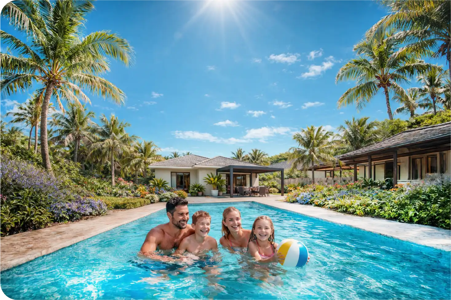 Miramar villas with ocean views
